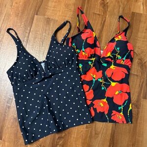 Merona Tankini Tops SET OF TWO Women’s Size Small